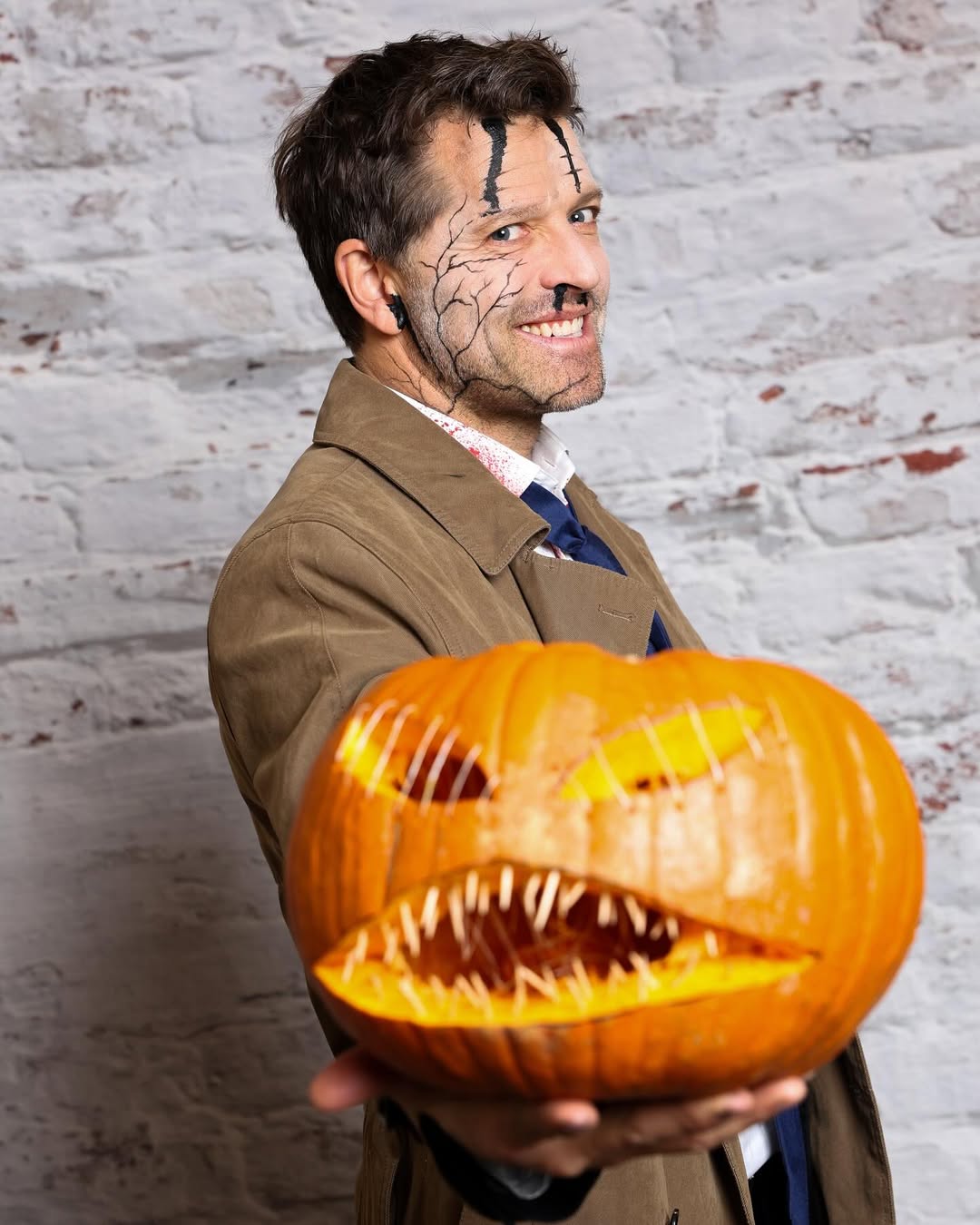 Supernatural Star Misha Collins Shares Spooky Halloween Look: “Maybe It’s Something I Ate?”