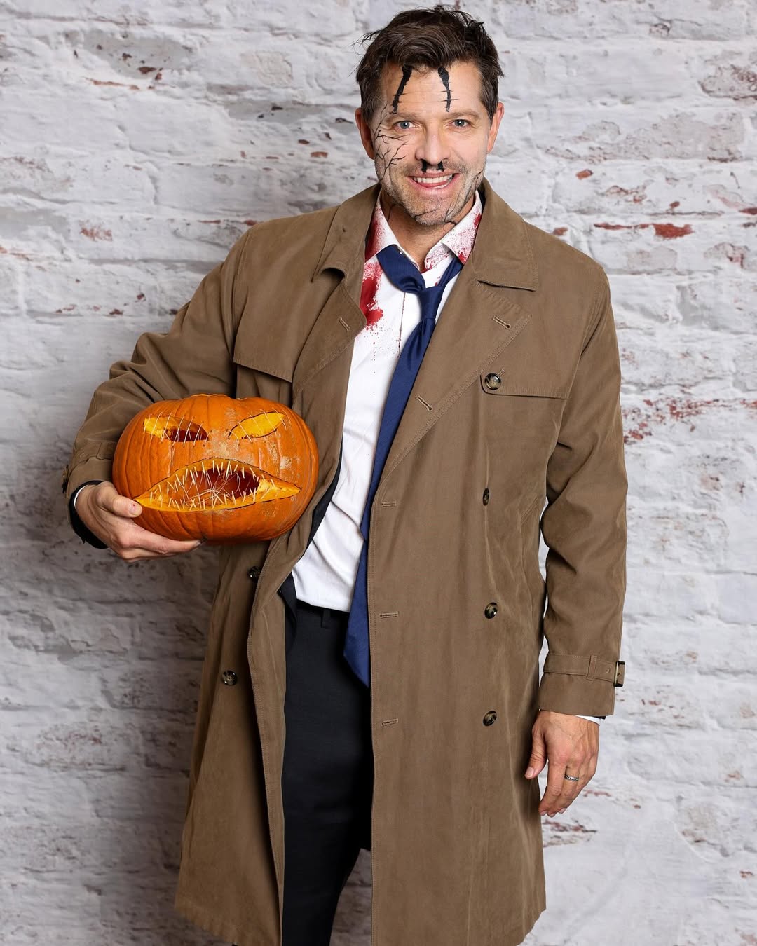 Supernatural Star Misha Collins Shares Spooky Halloween Look: “Maybe It’s Something I Ate?”